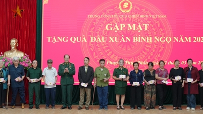 Sentralkomiteen i Vietnamveteranforeningen gir gaver til familiene til medlemmene i Thuc Phan-, Tan Giang- og Nung Tri Cao-avdelingene - Cao Bang Online Newspaper.