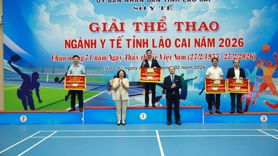 2026 Lao Cai İl Sağlık Sektörü Spor Turnuvası Kapanış Töreni