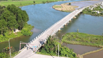 Aproape 125 de miliarde de VND au fost investiți în construirea unui nou pod Thanh Ha.
