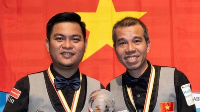 ក្វៀត ចៀន និង ថាញ់ ទូ ចែករំលែកគំនិតរបស់ពួកគេលើការឈ្នះជើងឯកប៊ីយ៉ាពិភពលោកនៅប្រទេសអាល្លឺម៉ង់។