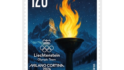 Liechtenstein Post Office issues a set of stamps commemorating the Milan 2026 Winter Olympics.