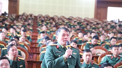 Lam Dong: Para kandidat Majelis Nasional ke-16 bertemu dengan para pemilih di Akademi Angkatan Darat.