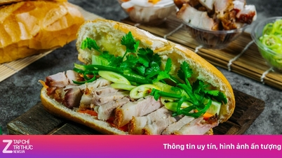 The roasted pork sandwich shop in Ho Chi Minh City before it caused food poisoning for 22 people.