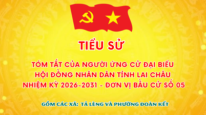 Brief biography of the candidate for the Lai Chau Provincial People's Council, term 2026-2031