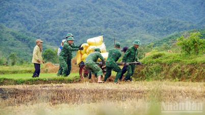 国民の支持を得て国境を守る。