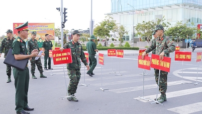 Gladi bersih umum untuk siaran langsung televisi Upacara Rekrutmen Militer 2026.