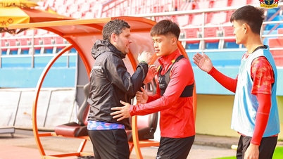 M. Vu Tien Thanh est l'entraîneur du Ninh Binh FC.