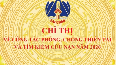 Chỉ thị về công tác phòng, chống thiên tai và tìm kiếm cứu nạn năm 2026