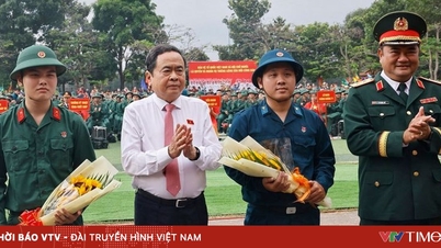 นายเจิ่น ทันห์ มัน ประธานสภาแห่งชาติ เข้าร่วมพิธีเกณฑ์ทหารประจำปี 2026 ที่นครโฮจิมินห์