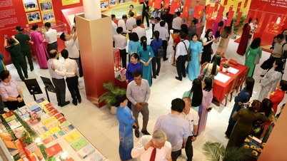 Can Tho mempamerkan banyak dokumen dan buku mengenai pilihan raya Dewan Undangan Negeri dan Majlis Rakyat.