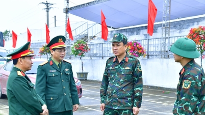 El Comando Militar Provincial de Nghe An inspecciona los preparativos para la ceremonia de alistamiento militar de 2026.