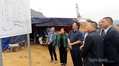 Le groupe de travail du Comité permanent du Parti provincial a travaillé dans la commune de Pà Vầy Sủ.
