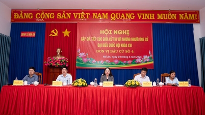 Die Kandidaten der Nationalversammlung trafen sich mit Wählern in 5 Gemeinden: Cho Moi, Nhon My, Long Dien, Hoi An und Long Kien.