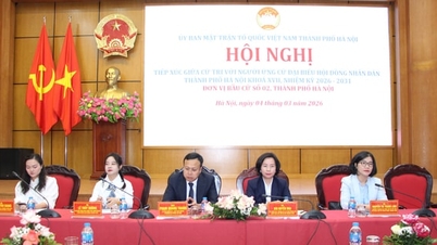 Hanoi Şehir Halk Konseyi - 2. Seçim Bölgesi adayları 3 seçim bölgesinde kampanya yürütüyor.
