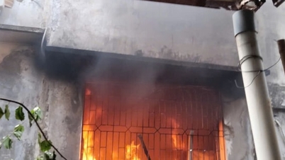 Hanoi: Er zijn geen slachtoffers gevallen bij een woningbrand in de Chua Boc-straat.