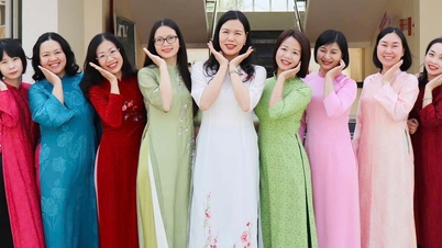 Kvinnor i Son La strålar starkt under "Ao Dai-veckan".