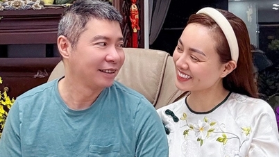 NSND Công Lý hạnh phúc bên vợ trẻ, hình ảnh hiếm thấy của Bảo Thanh