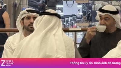 اجتماع قهوة "غير مسبوق" بين رئيس دولة الإمارات العربية المتحدة وولي عهد دبي.