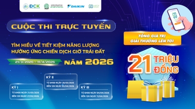 ការប្រកួតអនឡាញមួយដែលមានចំណងជើងថា "ស្វែងយល់អំពីការសន្សំសំចៃថាមពល ដើម្បីឆ្លើយតបទៅនឹងយុទ្ធនាការម៉ោងផែនដី ឆ្នាំ២០២៦" ជិតដល់ហើយ!