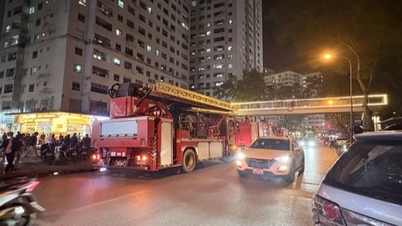 Linh Dam'daki bir apartman binasında çıkan yangını söndürmek için iki itfaiye aracı ve 15 itfaiyeci olay yerine sevk edildi.