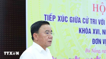 Partiets centralkommittés ständiga kommitté höll ett tal vid ett möte med väljare i Da Nang.