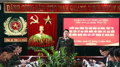 Lai Châu: Triển khai công tác đảm bảo an ninh trật tự cuộc bầu cử đại biểu Quốc hội khóa XVI và đại biểu HĐND các cấp, nhiệm kỳ 2026 - 2031