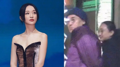 Aktorka Zhou Xun jest na zdjęciu w trakcie zbliżenia z nieznajomym po skandalu, w który był zamieszany 13 lat młodszy od niej mężczyzna wymuszający od niej pieniądze.