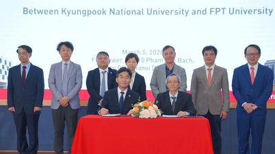 FPTは韓国の慶北国立大学と協力してベトナムで国際研修を提供しています。