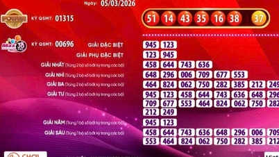Loterijní los Vietlott vyhrál jackpot 1 ve výši přes 114,6 miliardy VND.