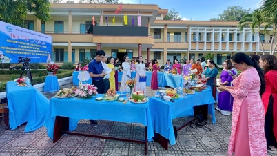 The Women's Association of Cam Ranh Ward organized a cooking competition to celebrate International Women's Day.