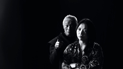 Kunstneren Dao Anh Khanh og sønnen hans holder sin første fellesutstilling.