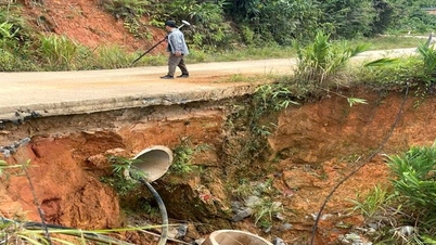 Da Nang declares a state of emergency on Highway 4.NG through La Ee commune.