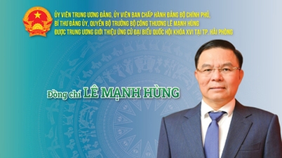រដ្ឋមន្ត្រីស្តីទីក្រសួងឧស្សាហកម្ម និងពាណិជ្ជកម្ម លោក ឡេ ម៉ាញ ហ៊ុង (Le Manh Hung) កំពុងឈរឈ្មោះជាតំណាងរាស្ត្រមណ្ឌលក្រុងហៃផុង (Hai Phong)។