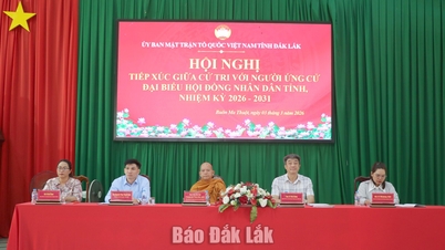 Les électeurs du quartier de Buon Ma Thuot apprécient grandement le programme d'action du candidat au Conseil populaire provincial.