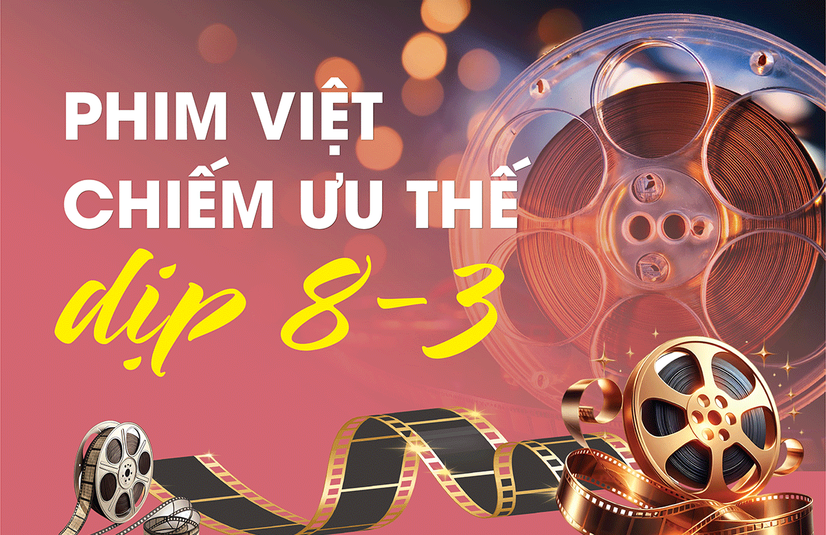 Vietnamesiska filmer dominerar den 8 mars-helgen.
