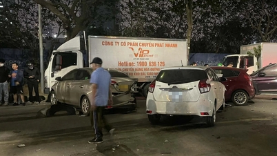 Motorista embriagado bate em vários veículos.