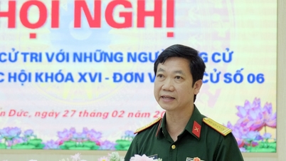 Överste Pham Duc Hoai, kandidat till den 16:e nationalförsamlingen: Engagerad i att aktivt och ansvarsfullt bidra till lagstiftningen.