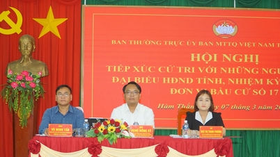 Los candidatos al Consejo Popular Provincial de Lam Dong, Distrito Electoral No. 17, se comprometen a monitorear de cerca y abordar las solicitudes de los votantes.