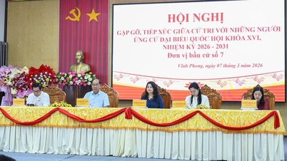 قومی اسمبلی کے امیدواروں نے Vinh Phong، Vinh Thuan اور Vinh Binh کی کمیونز میں ووٹروں سے ملاقات کی۔