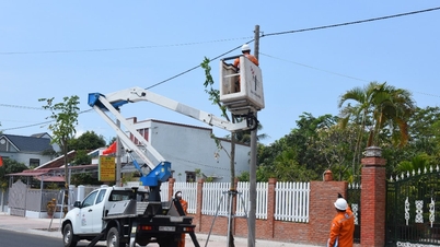 Lam Dong Power Company säkerställer proaktivt elförsörjningen inför valet.