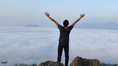 Thanh Hoa eyaletinin uçsuz bucaksız ormanlarının ortasında, tepelerde bulut 'avlamak' için çadırlar kurmak.