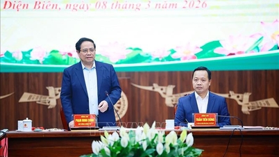 O primeiro-ministro Pham Minh Chinh trabalha em conjunto com os líderes da província de Dien Bien.