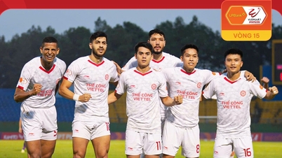 Kapitán vietnamské reprezentace do 23 let září, The Cong Viettel poskočil na druhé místo v tabulce.