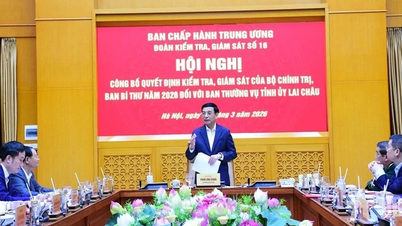 Kunngjøring av inspeksjons- og tilsynsvedtaket for Lai Chau provinsielle partis stående komité i 2026.