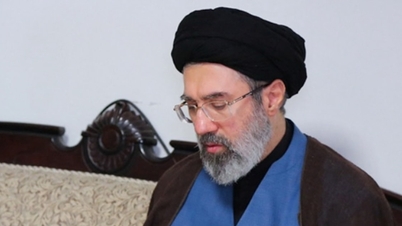Retrato do novo Líder Supremo do Irã, Mojtaba Khamenei