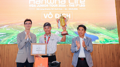 Nguyễn Văn Hòa vô địch chặng 1 Hanwha Life - VGA Junior Tour 2026