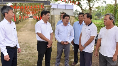El subsecretario del Comité del Partido de la Ciudad, Nguyen Chi Tai, inspeccionó los preparativos electorales en los distritos de Kim Long, Huong An y Hoa Chau.