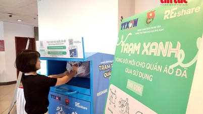 Запуск проекта «Зеленая станция на рабочем месте» для приема бывшей в употреблении одежды в поддержку нуждающихся.