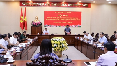 The An Giang Provincial Party Committee is implementing a plan to monitor the study and implementation of the Resolution of the 14th National Congress of the Party.