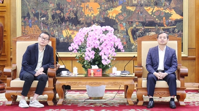 Ketua Komite Rakyat Provinsi Pham Hoang Son menerima dan bekerja sama dengan Cooler Master Group (China).